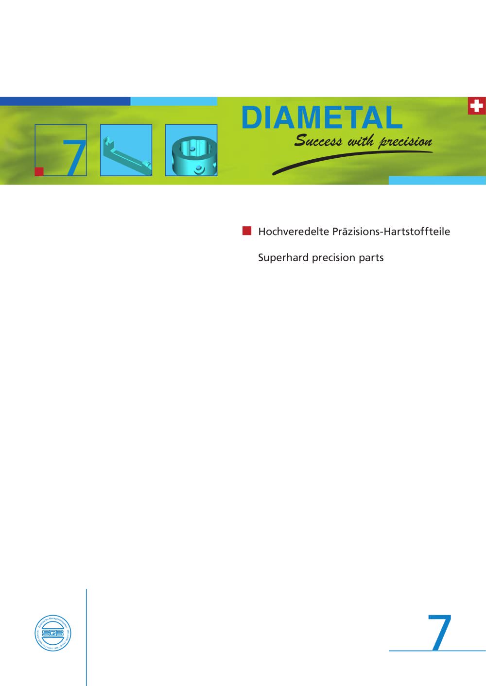 Parts of precision out of hard metal - DIAMETAL