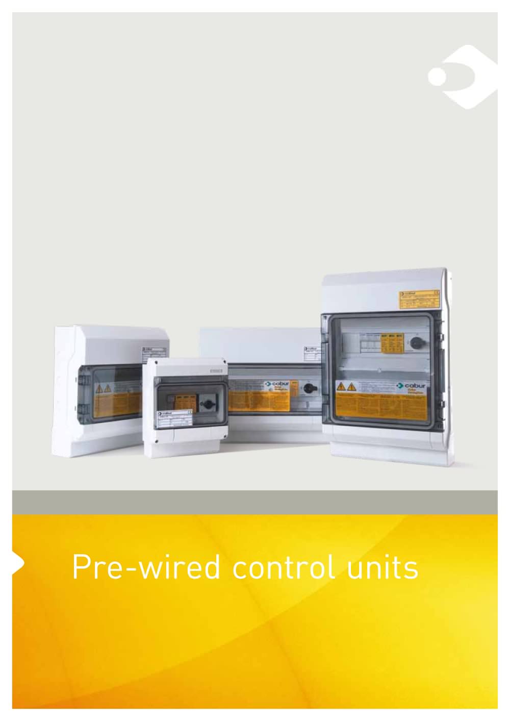 Pre-wired control unites for PV installations - Cabur