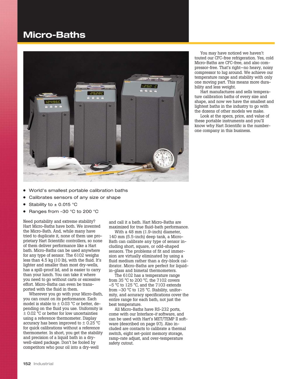 Micro-Baths - Fluke Calibration Instruments - Hart Scientific
