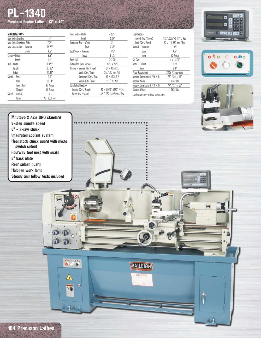 Lathes-Shine - Baileigh Industrial