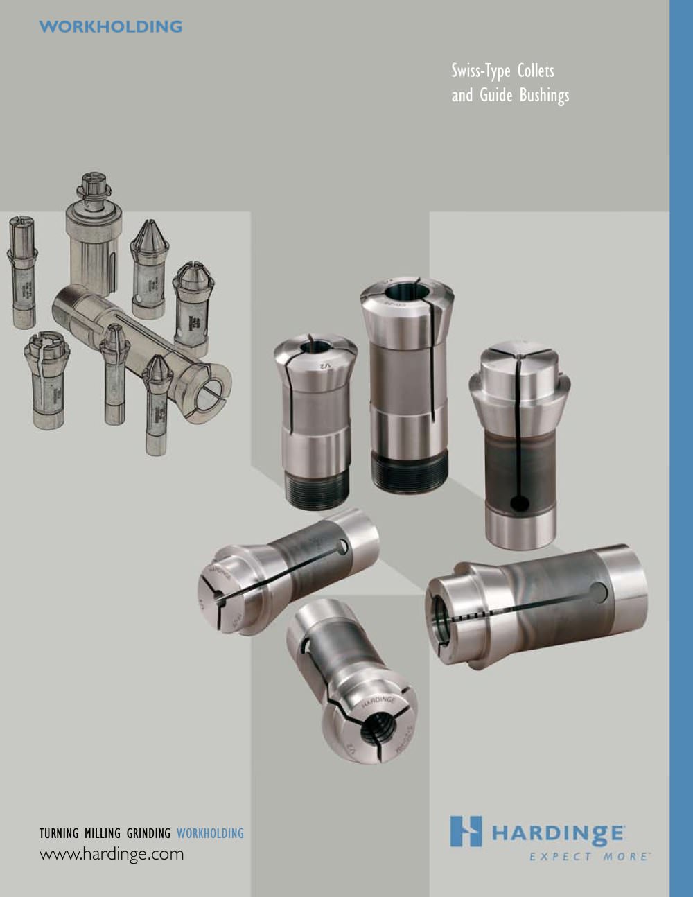 Swiss-Type Collets and Guide Bushings - Hardinge Workholding