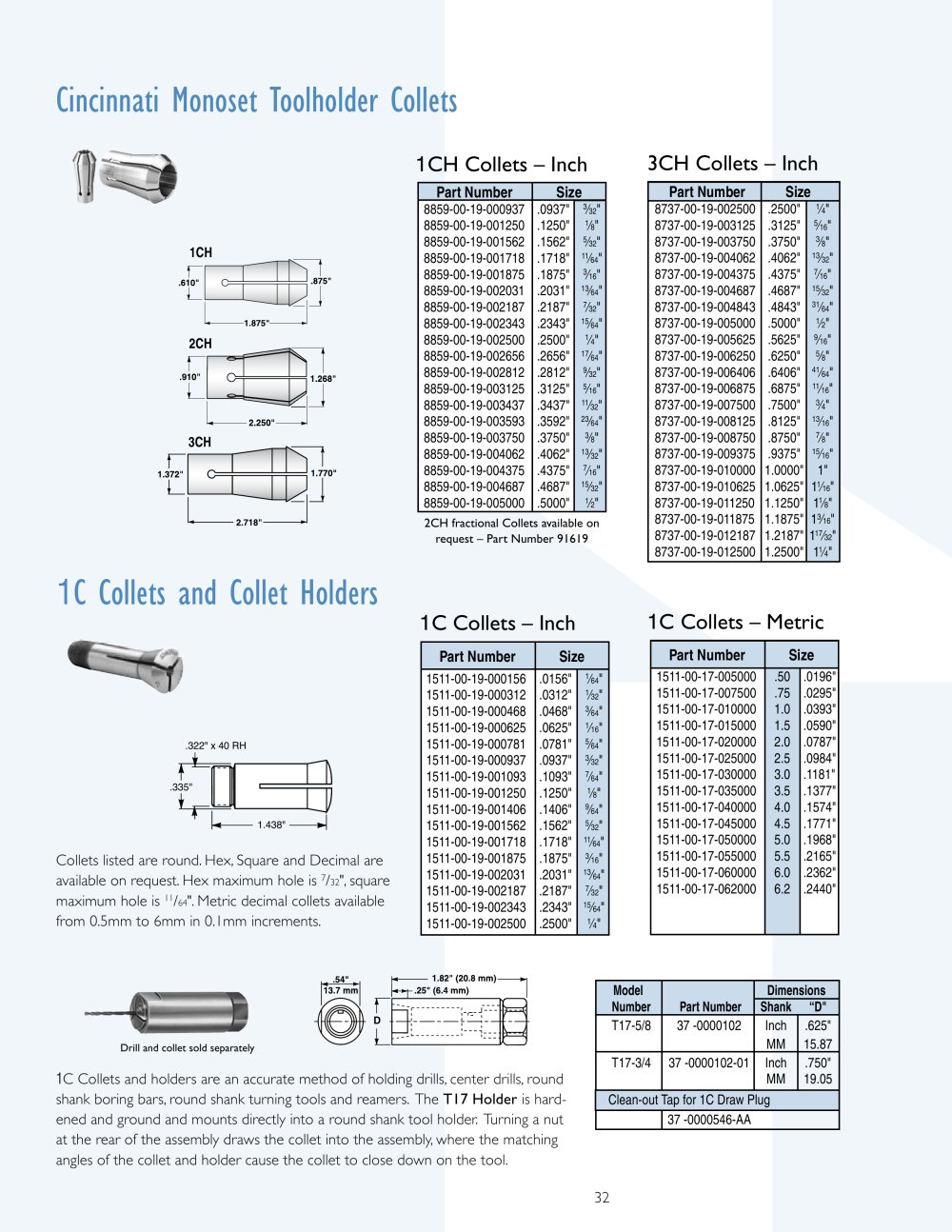 Hardinge Workholding - 95214, 161213, 39687