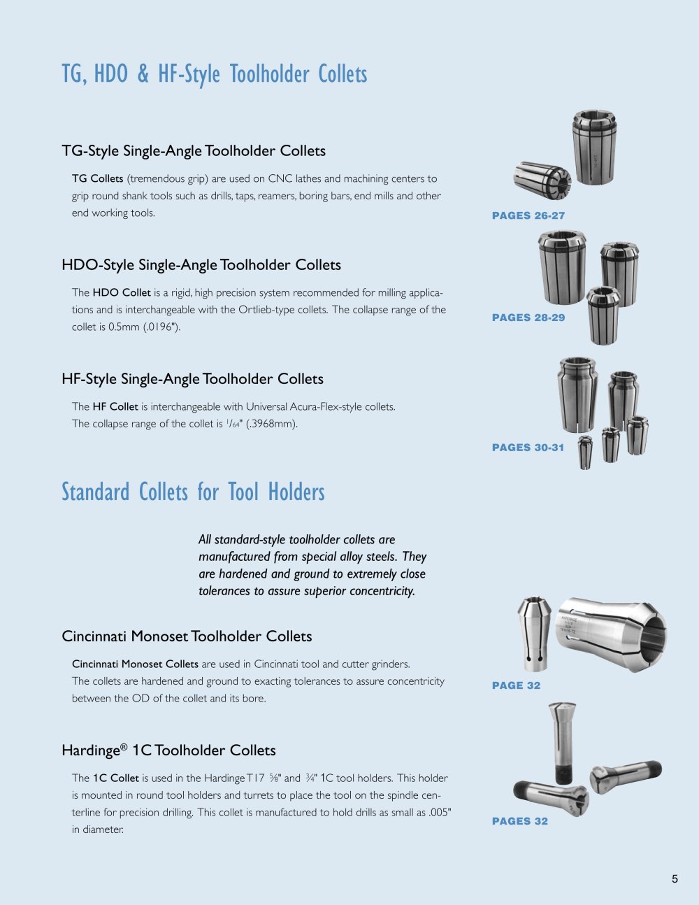 Hardinge Workholding - 134460, 4020, 427459, 39726, 39687, 81677, 95050