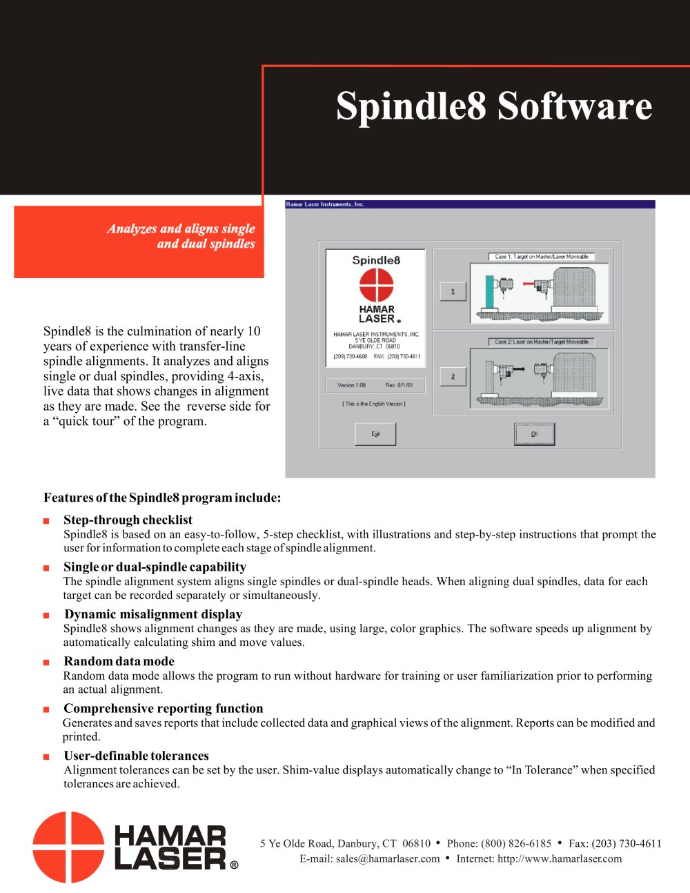Spindle8 Software - Hamar Laser