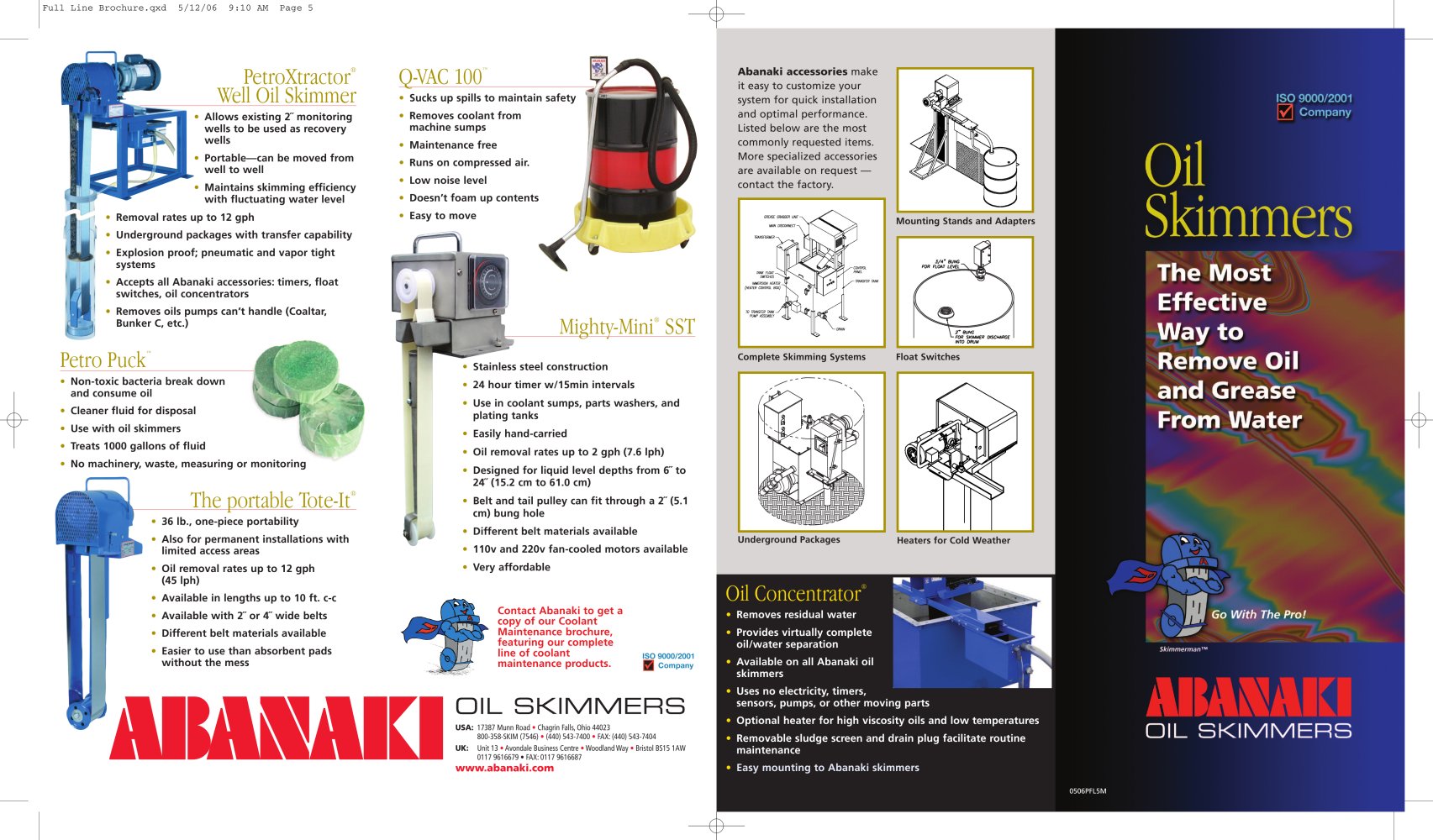 Belt Oil Skimmers for all Applications - Abanaki Oil Skimmer Division