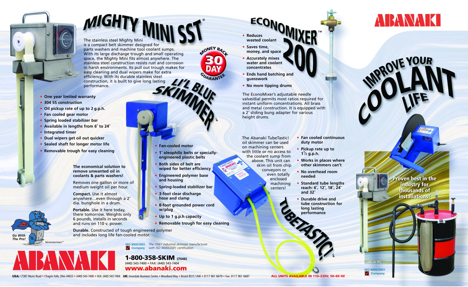Plastic Disk Skimmer - Abanaki Oil Skimmer Division