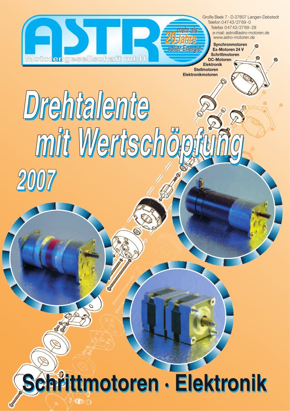 ASTRO stepping motor catalogue - ASTRO Motorengesellschaft