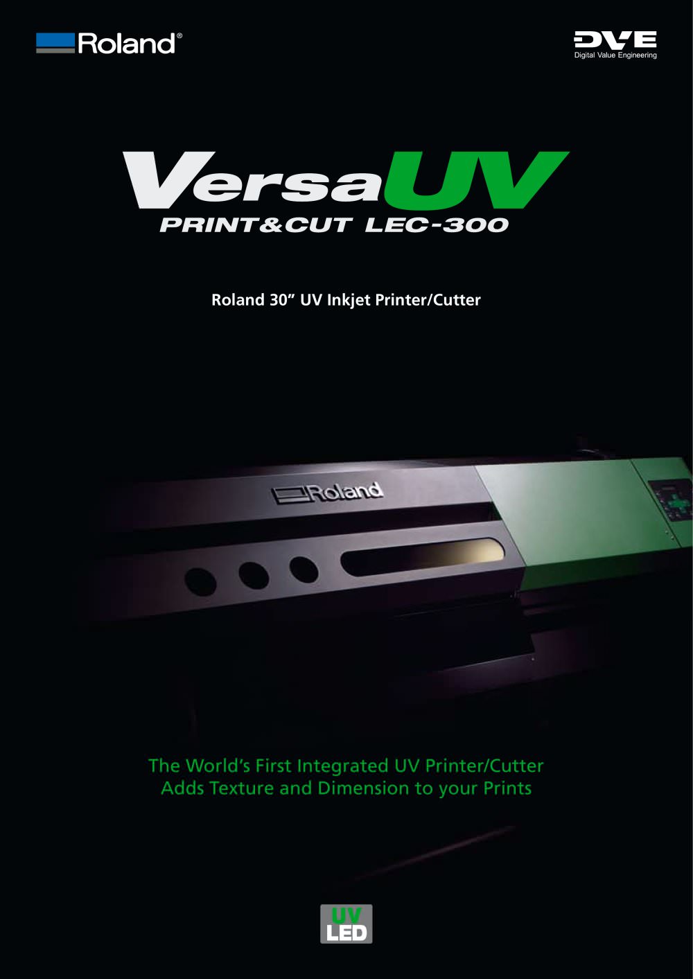 Print and Cut Brochure: LEC-300 - ROLAND
