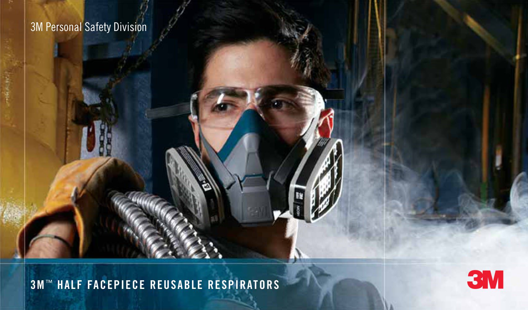 3m half face respirator 6500