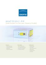 data sheets - diode-pumped thin-disk lasers
