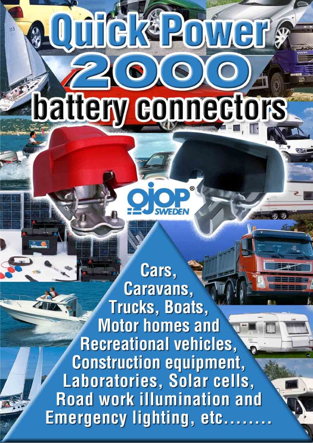 Battery connectors - Ojop Sweden