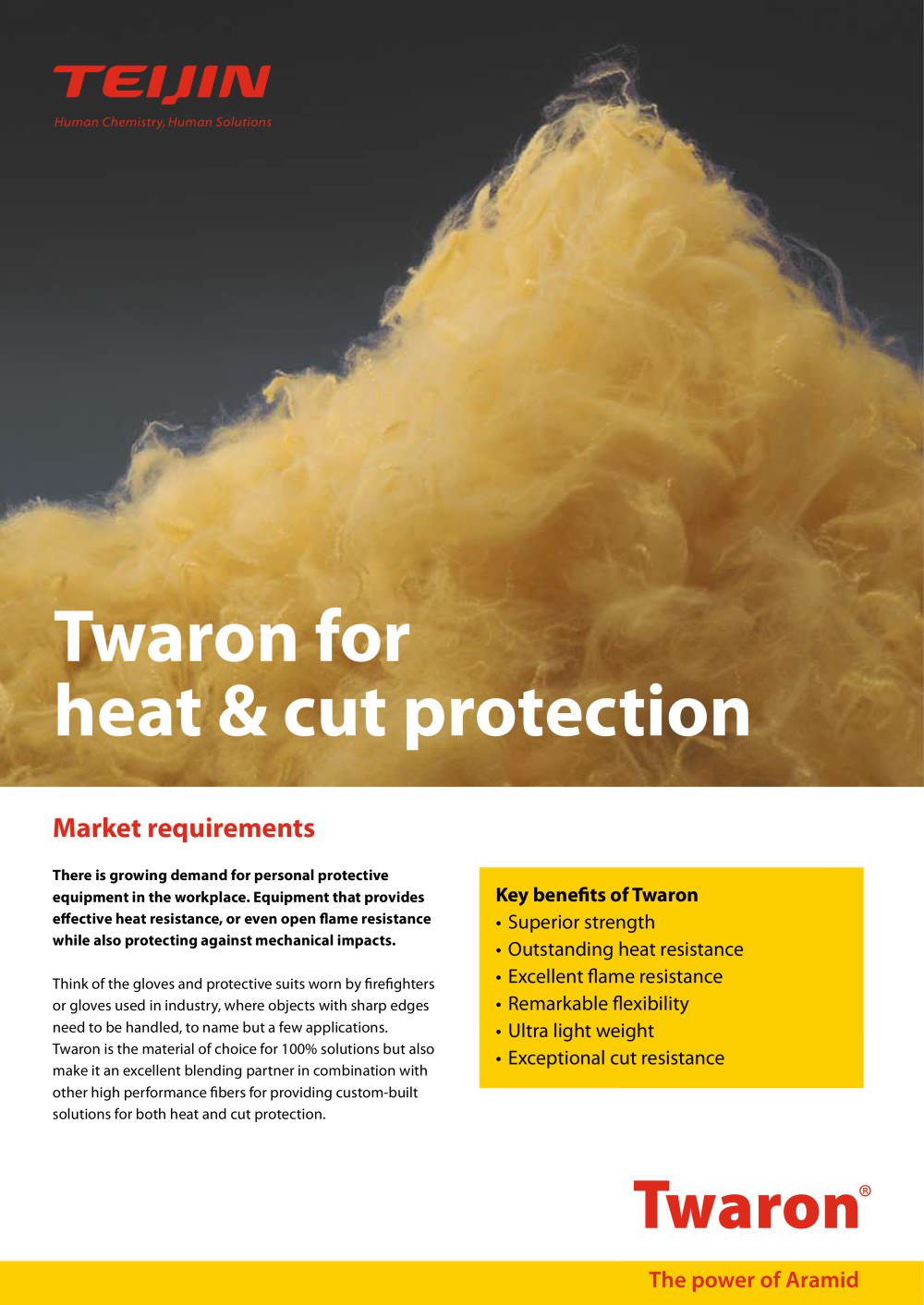 Teijin Aramid leaflet protection - TEIJIN ARAMID