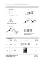 EP050 1224 00EP Series 5pin Male Cable End With Straight Screw Suzhou