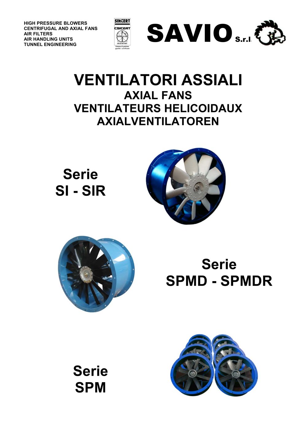 AXIAL FANS - SAVIO