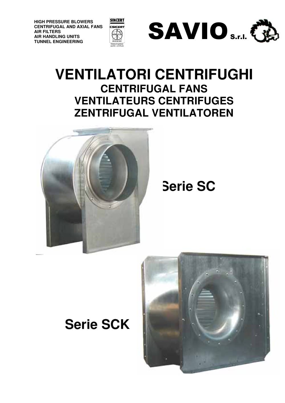 SC - SCK series - SAVIO
