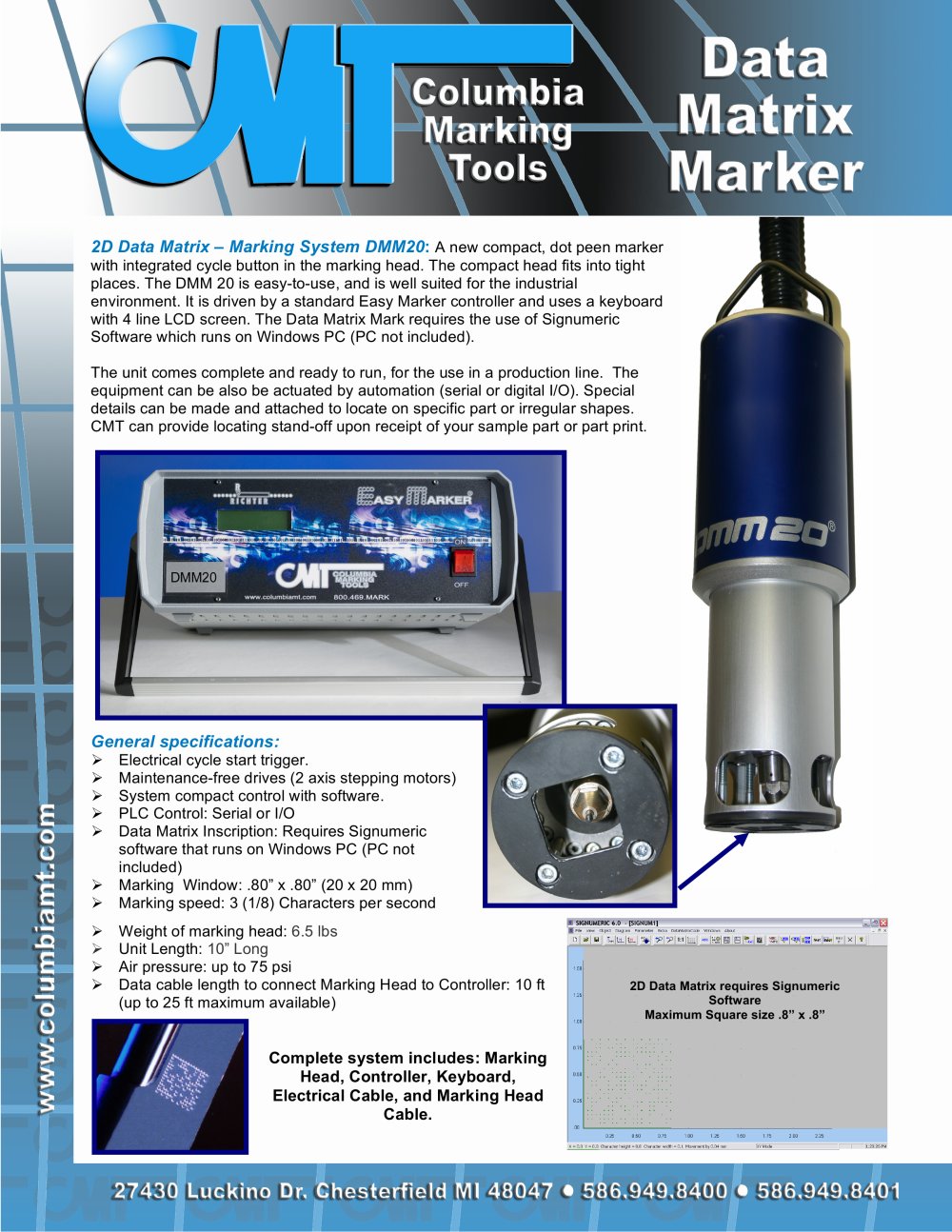 Hand Held HMG60 - Columbia Marking Tools