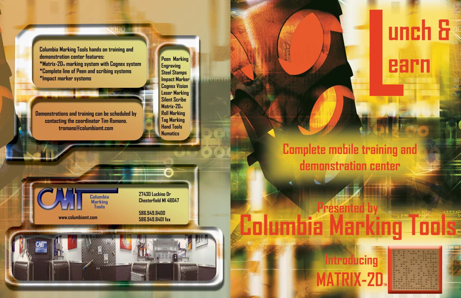Lunch and Learn - Columbia Marking Tools
