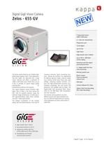 Kappa 5 MP camera with GigE interface