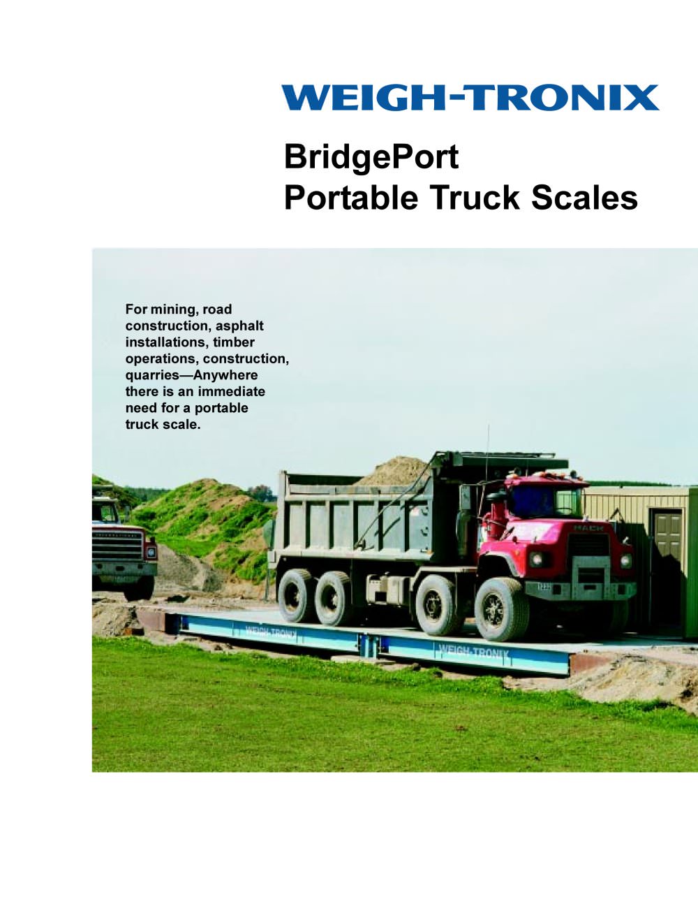 Bridgeport Portable Truck Scales - Avery Weigh-Tronix
