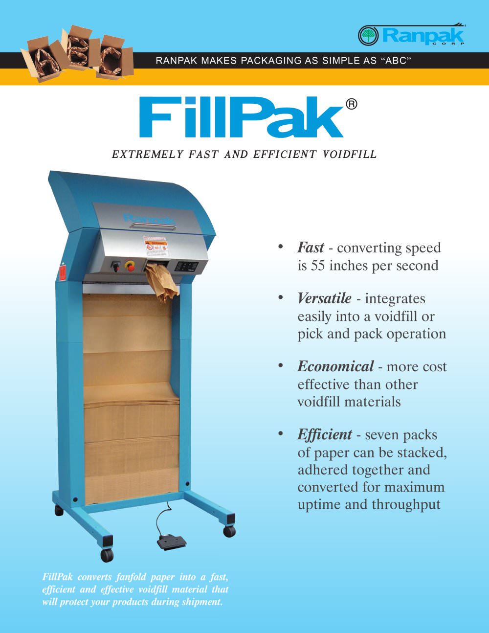 FillPak&reg; Converter - Ranpak