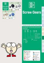 KHK Screw Gear Catalogue