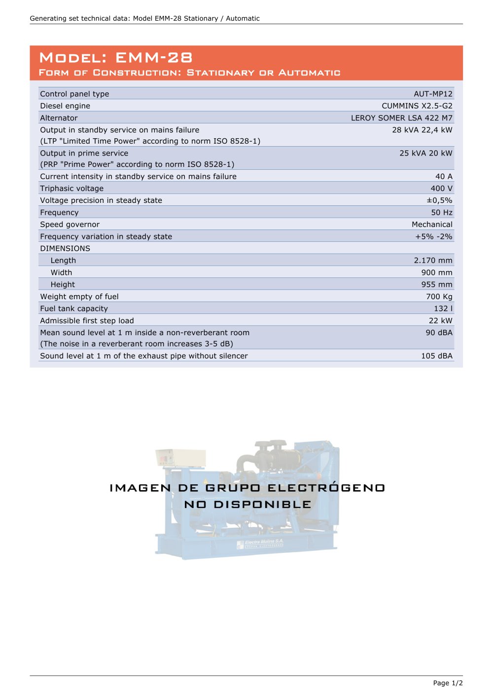 stationary model