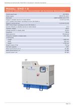Model: EMZ-13, Form of Construction: Soundproof or Automatic Soundproof