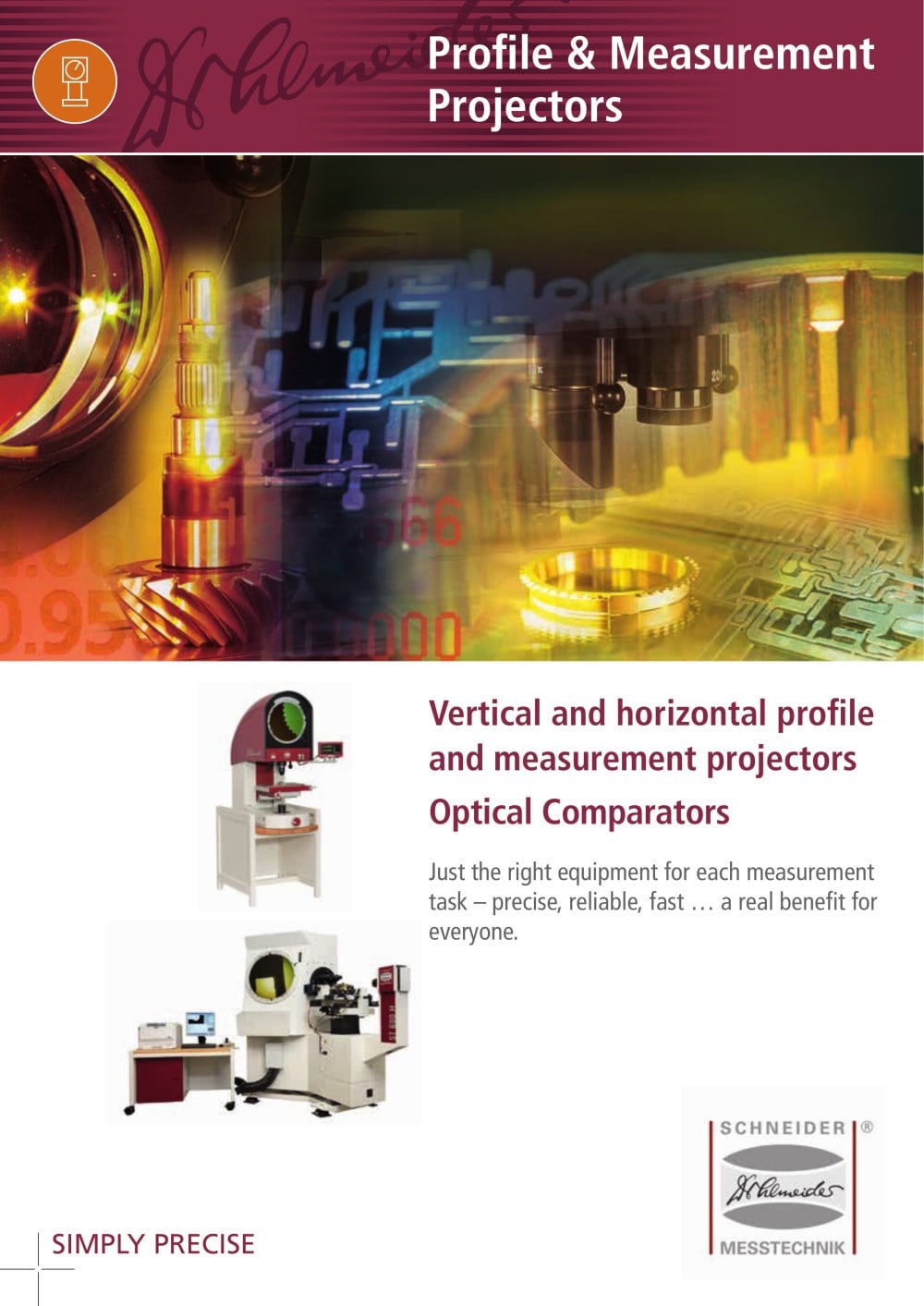 ST 360 V - Vertical measuring projector - Dr. Heinrich Schneider Messtechnik GmbH