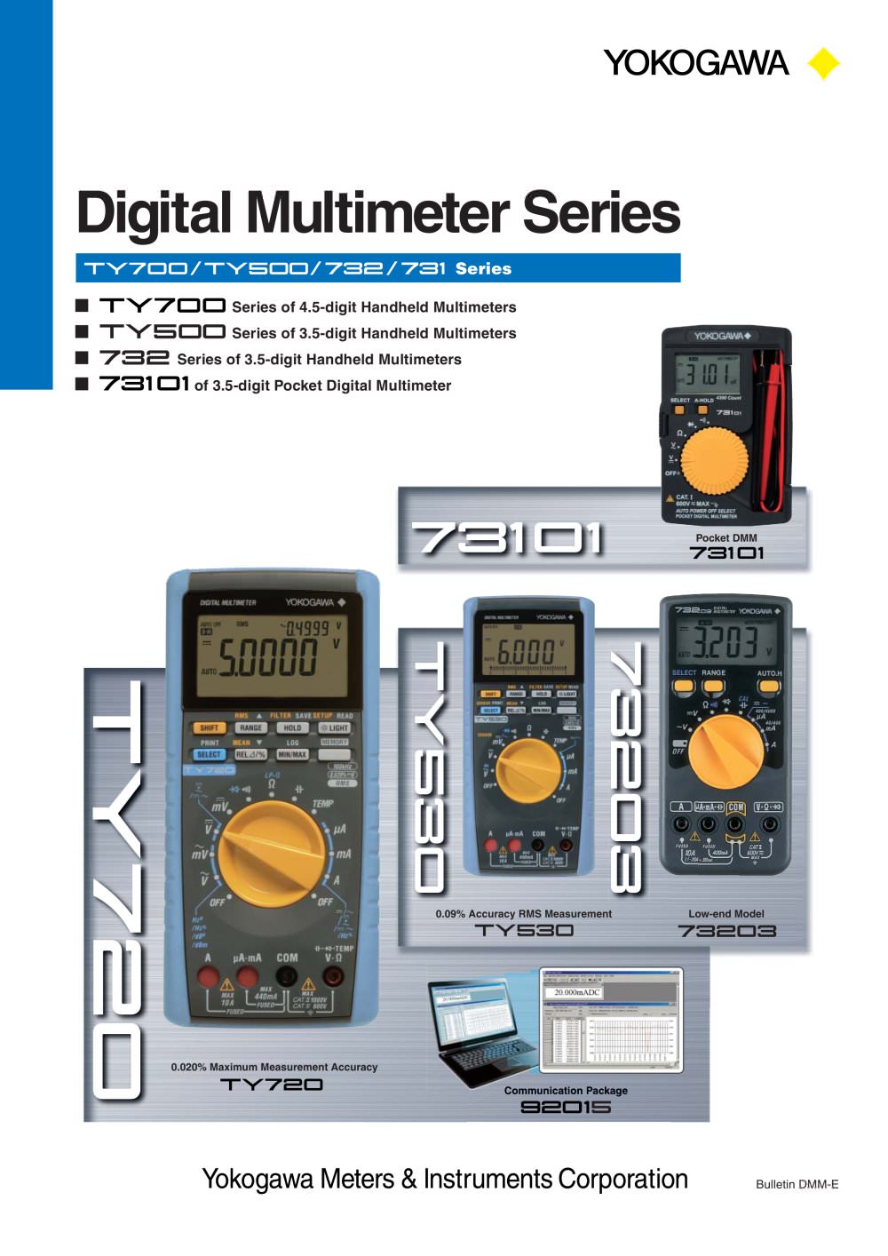 digital multimeter series - YOKOGAWA Europe