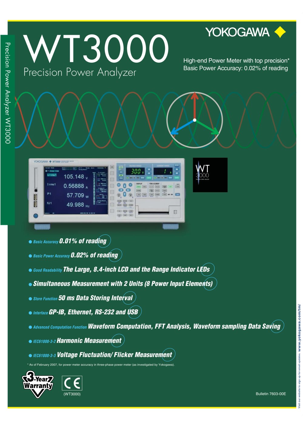 WT 3000 Precision Power Analyzer - YOKOGAWA Europe