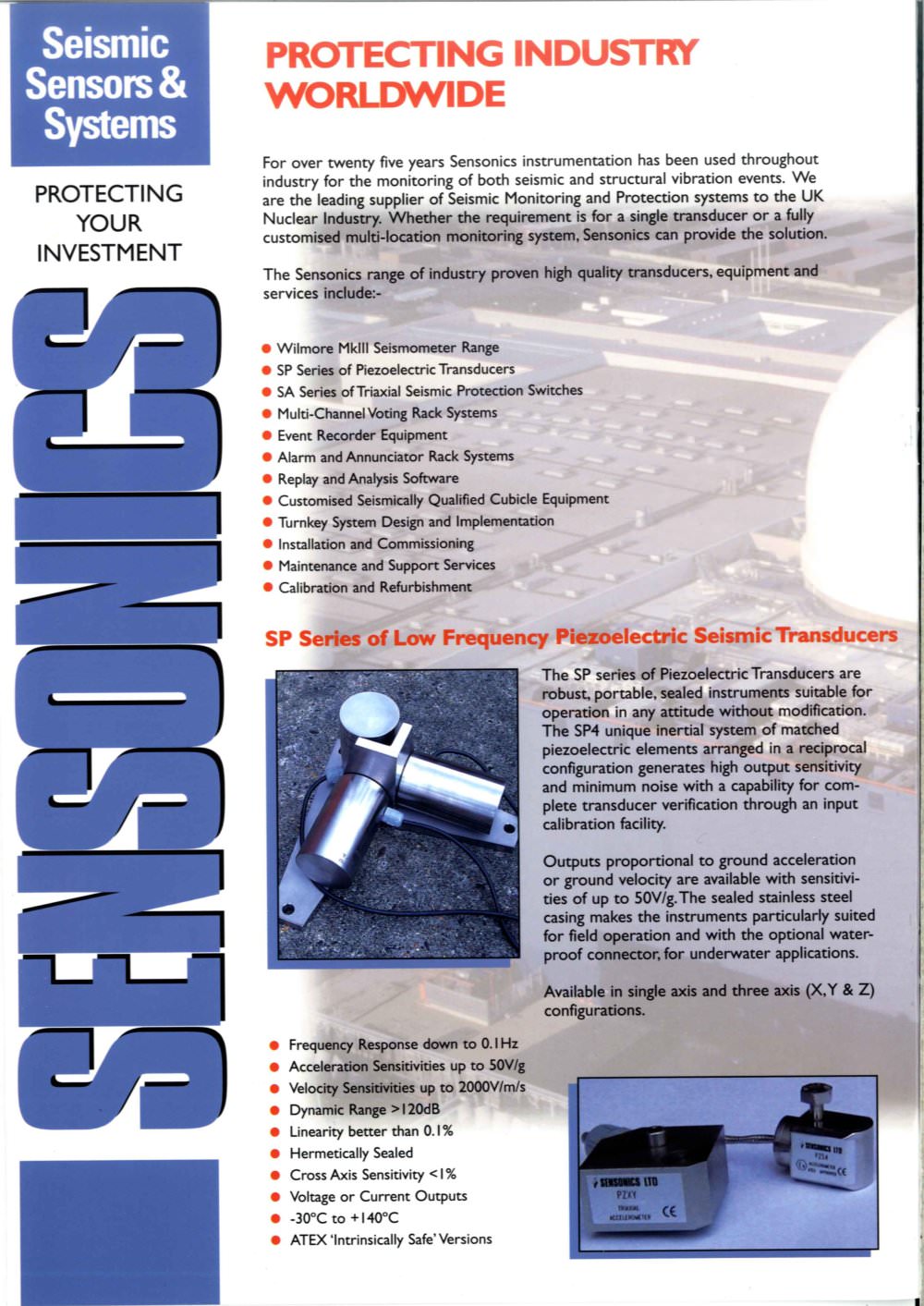 SENSONICS - 3862, 146373, 16432, 40179, 2626, 14128
