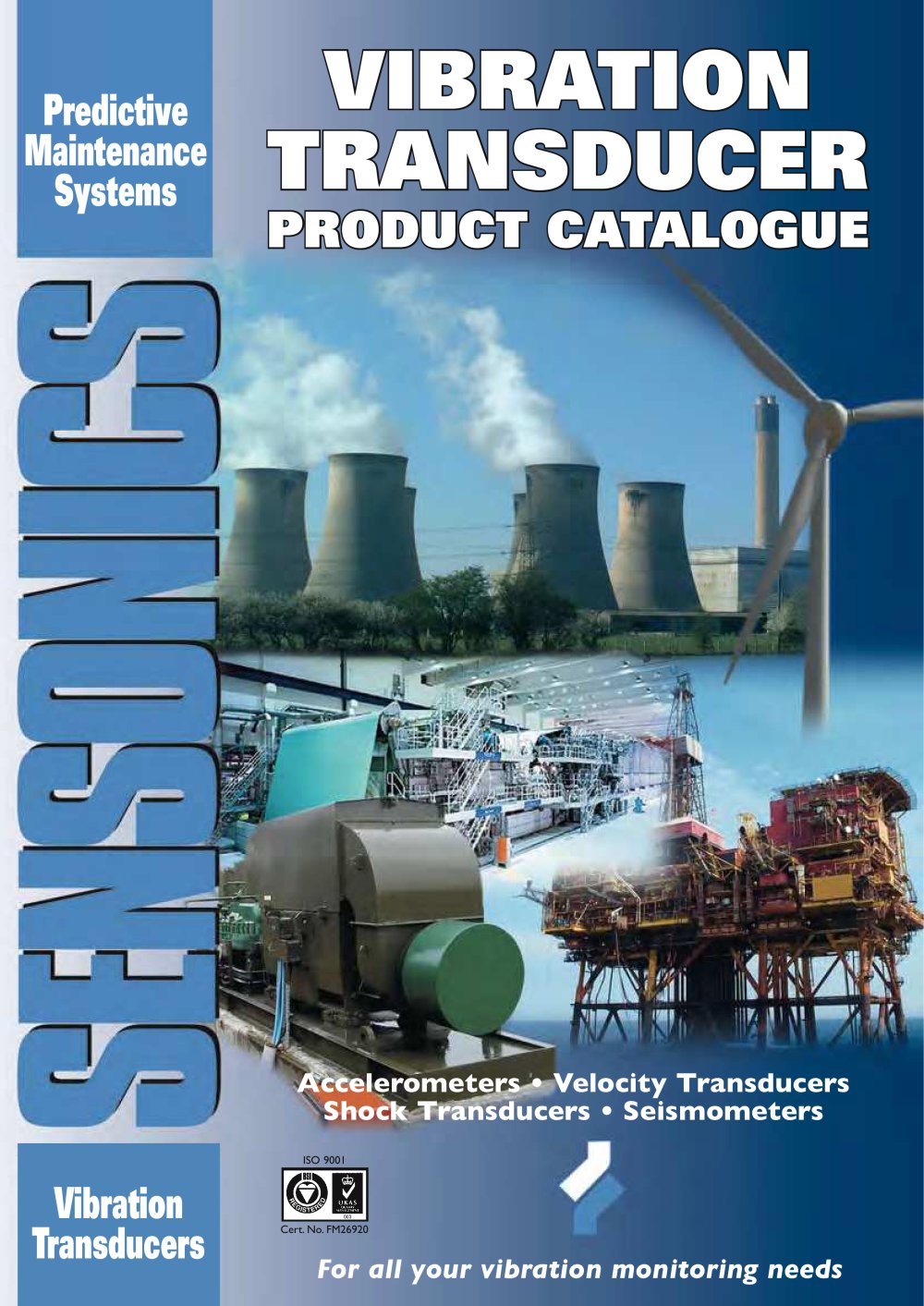 Vibration Transducers (Accelerometer & Velocity) - SENSONICS
