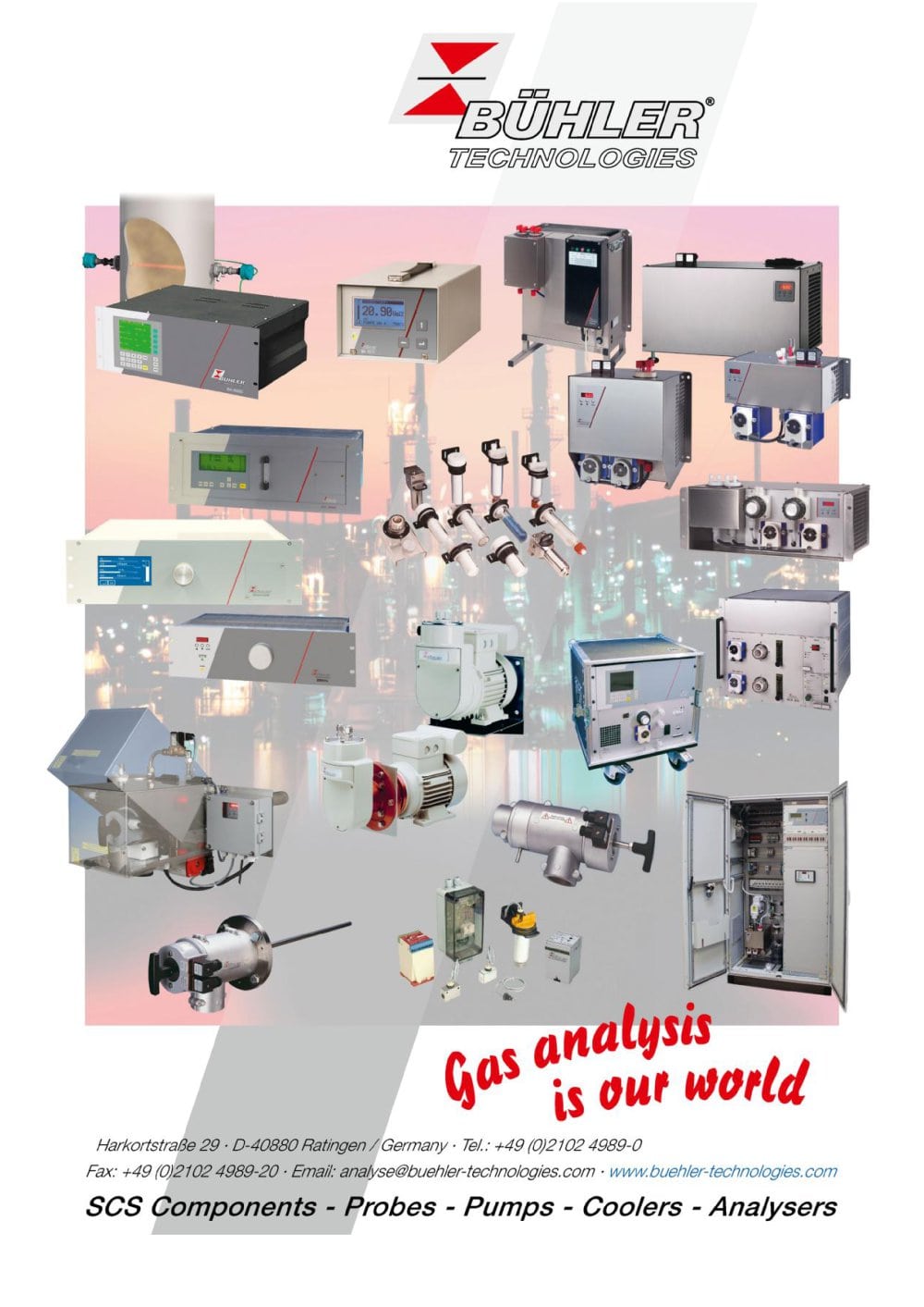 B&uuml;hler Gas Analysis catalogue - B&uuml;hler Technologies