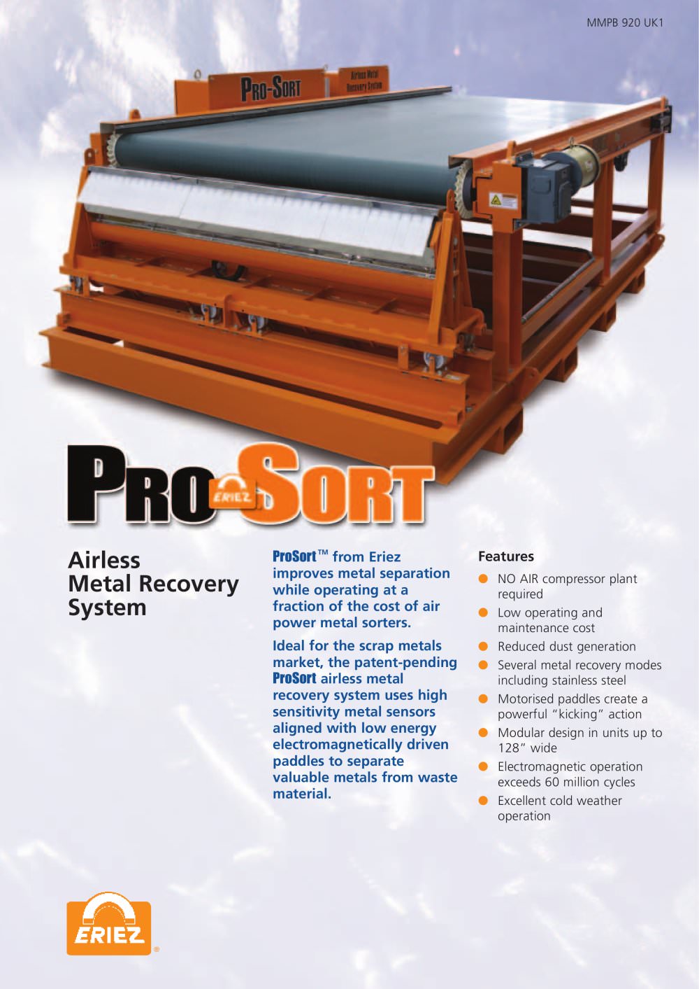 Metal Sorting - ERIEZ