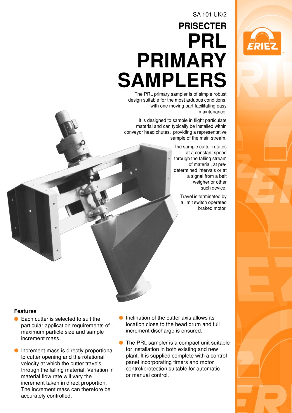 PRL Primary Samplers - ERIEZ