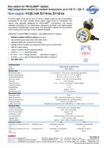 Data Sheet Flow Captor Xa S S Weber Sensors Gmbh Pdf