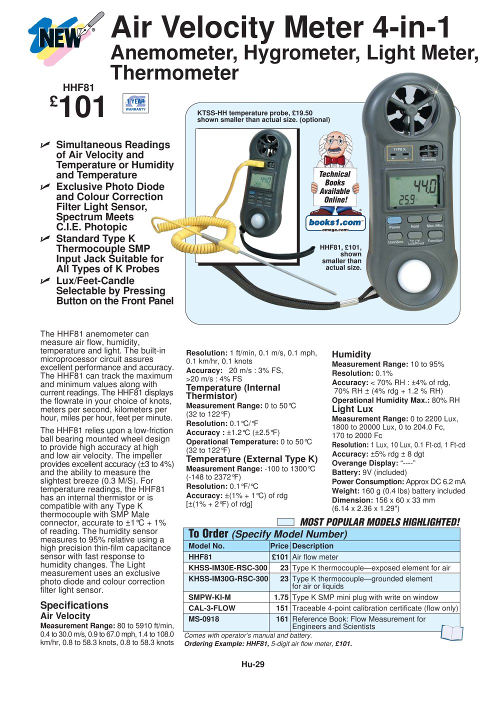 Air Velocity Meter