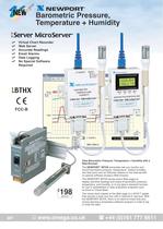 Ethernet Transmitters for Barometric Pressure, Temperature, and Humidity   iBTX and iBTHX Series