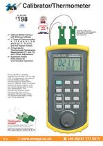 Handheld Thermocouple Simulator/Thermometer with USB  CL3515R