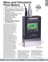 Mass and Volumetric Flow Meters   FVL-1600A & FMA-1600A