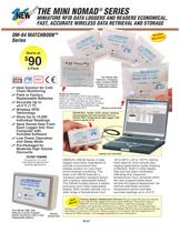 Miniature RFID Data Loggers and Readers OM-80 Series