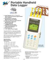 Portable Handheld Data Logger with USB or RS232 Interface