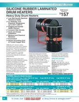 Silicone Rubber Laminated Drum Heaters SHDH and SSDH Series