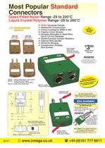 Standard Size, Round Pin, Thermocouple Connectors   OSTW-(*), HST-(*) and HSTW-(*)