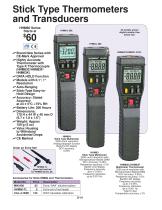 Stick Type DMM/Thermometer HHM63 and HHM64