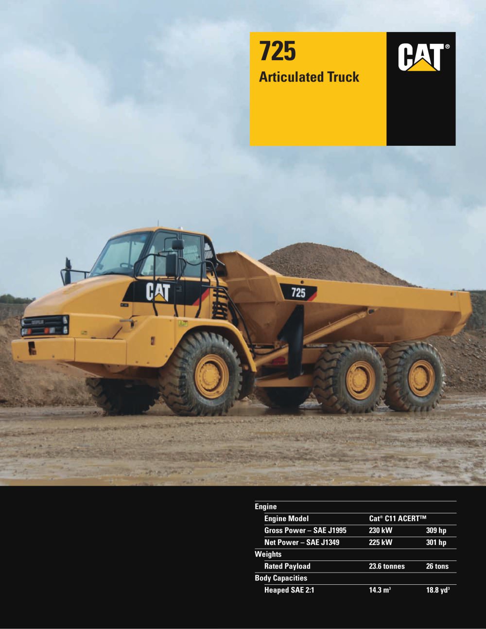 Articulated Truck - Caterpillar Equipment
