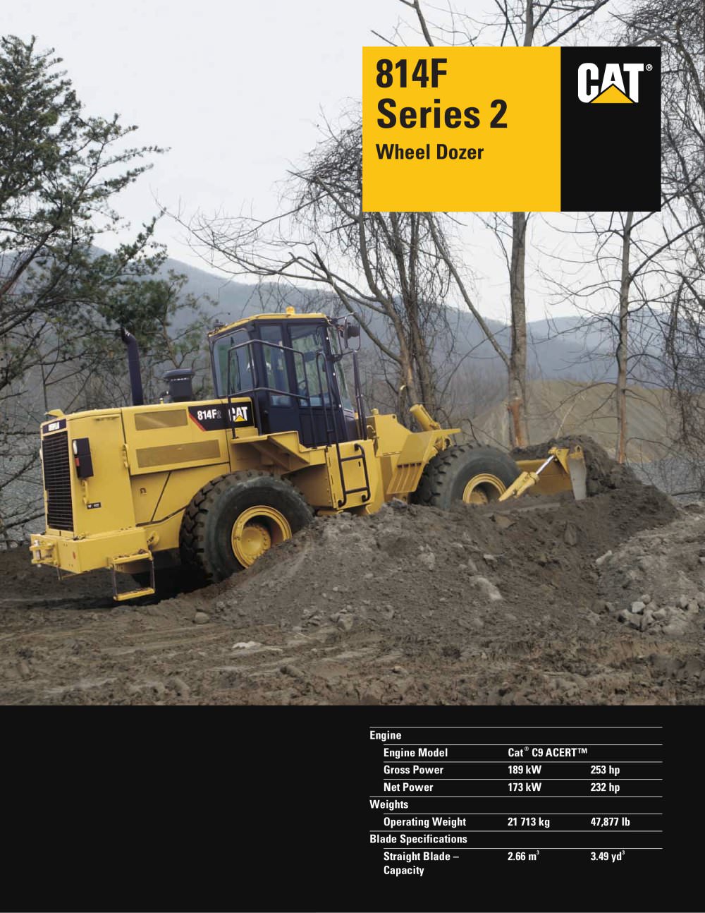 Wheel Dozer - Caterpillar Equipment