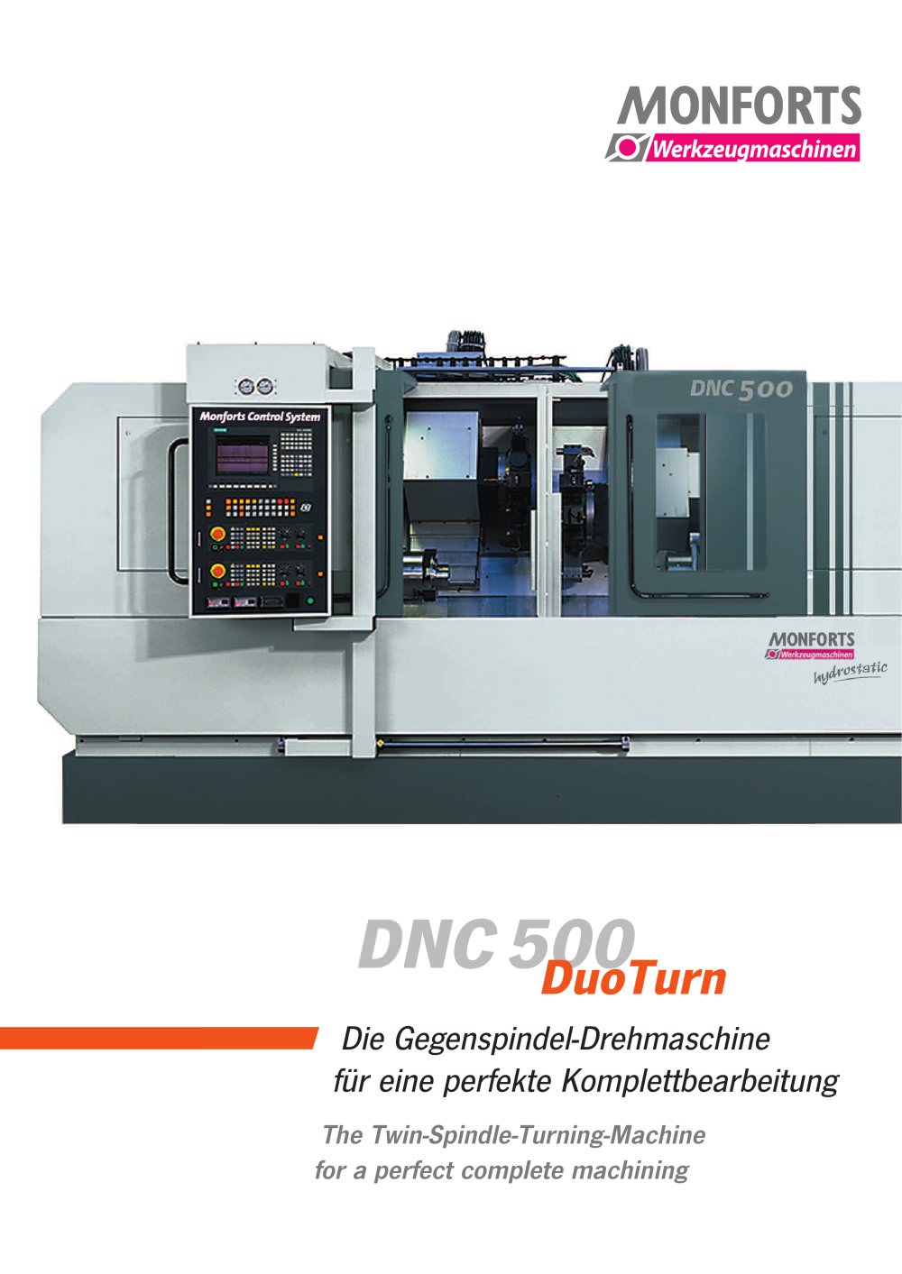 twin-spindle CNC lathe - MONFORTS