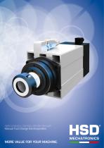 MTC (Manual Tool-Change) Milling Electrospindles