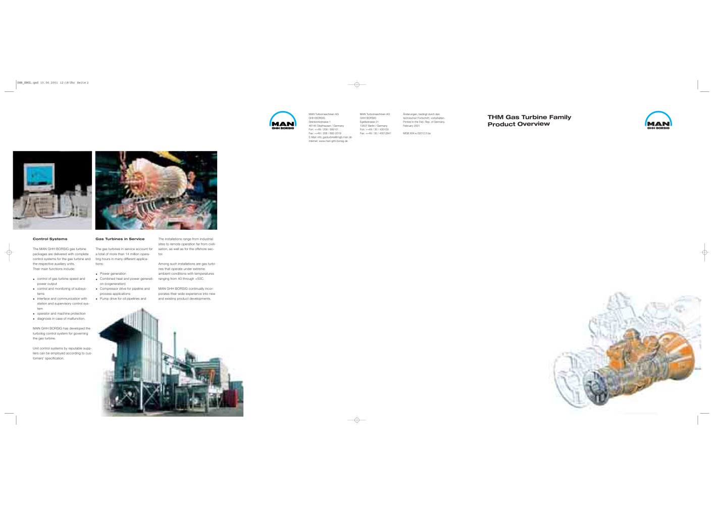 THM Gas Turbine Family Product Overview - MAN Diesel & Turbo